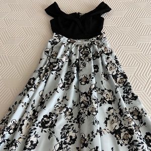 Formal party dress - junior size. Two-piece.